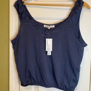 NWT Wallflower Blue Tanktop!